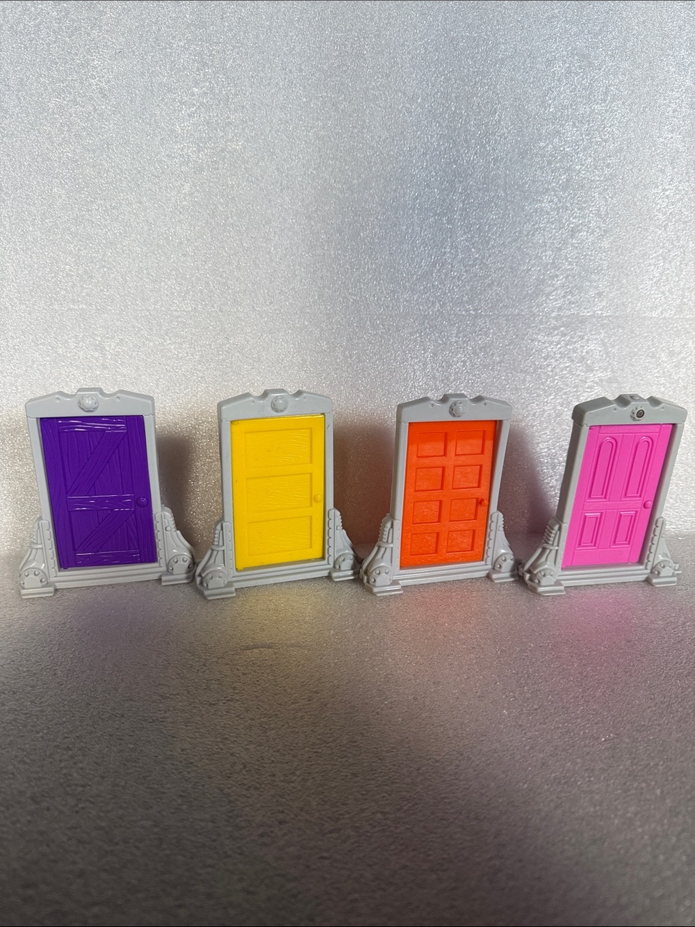 Disney Monsters Inc.Doors - Purple, Yellow, Orange, Pink